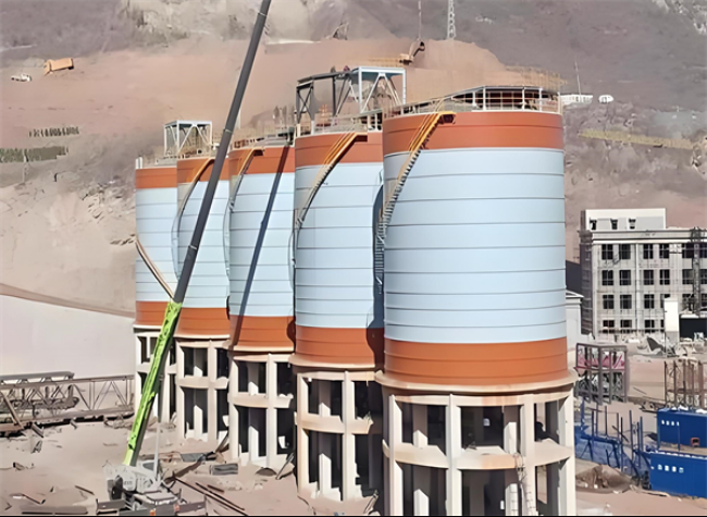 文罗镇高架钢板仓