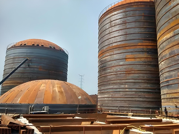 文罗镇焦粉钢板仓